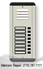 font door buzzer entry panel
